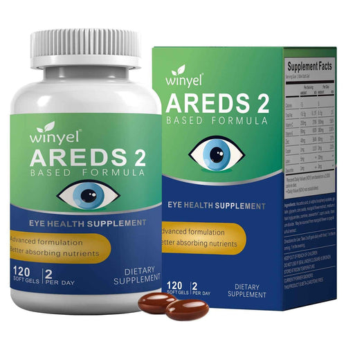 AREDS 2 Eye Vitamins with OCUSorb – 120 Vegan Softgels