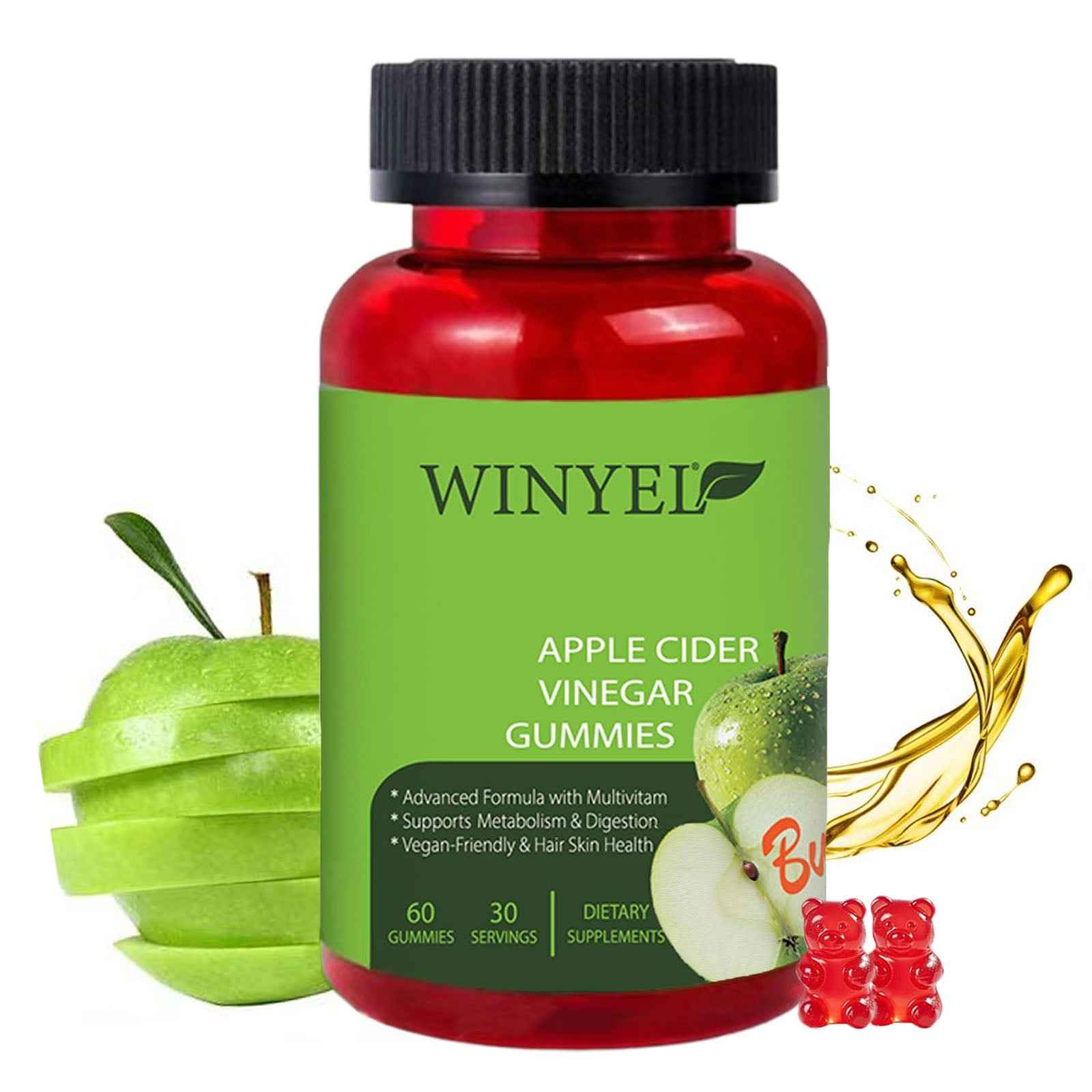 Apple Cider Vinegar Gummies – Gut Health & Energy