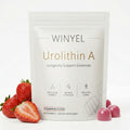 WINYEL Urolithin A 500mg longevity gummies bottle with resveratrol and CoQ10, 60 count