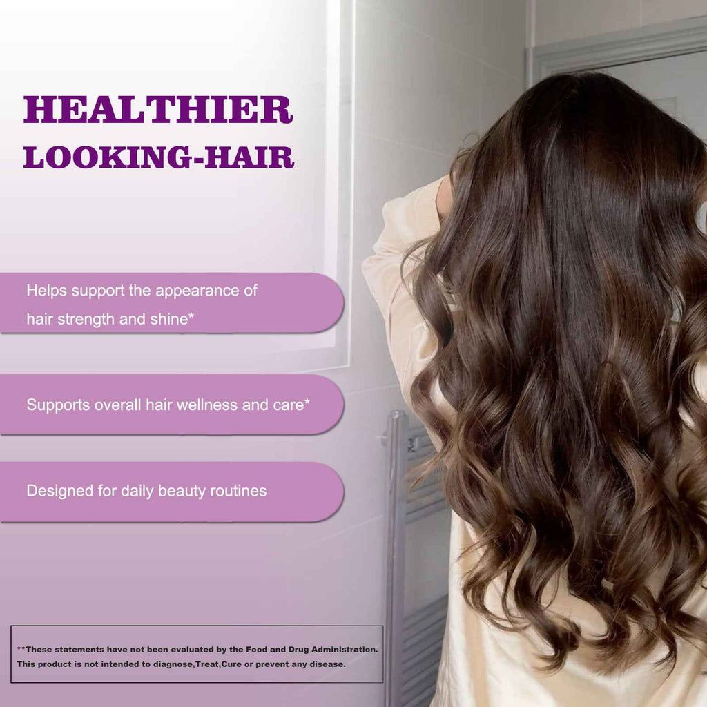 Hair Vitamins with 10,000mcg Biotin – Mixed Berry, 60 Chews
