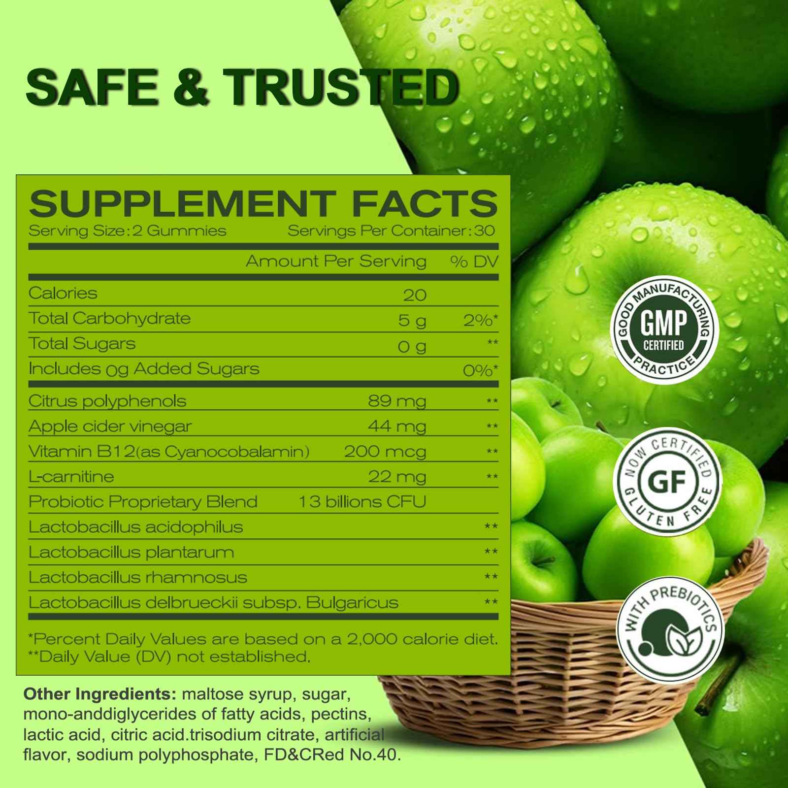 Apple Cider Vinegar Gummies – Gut Health & Energy