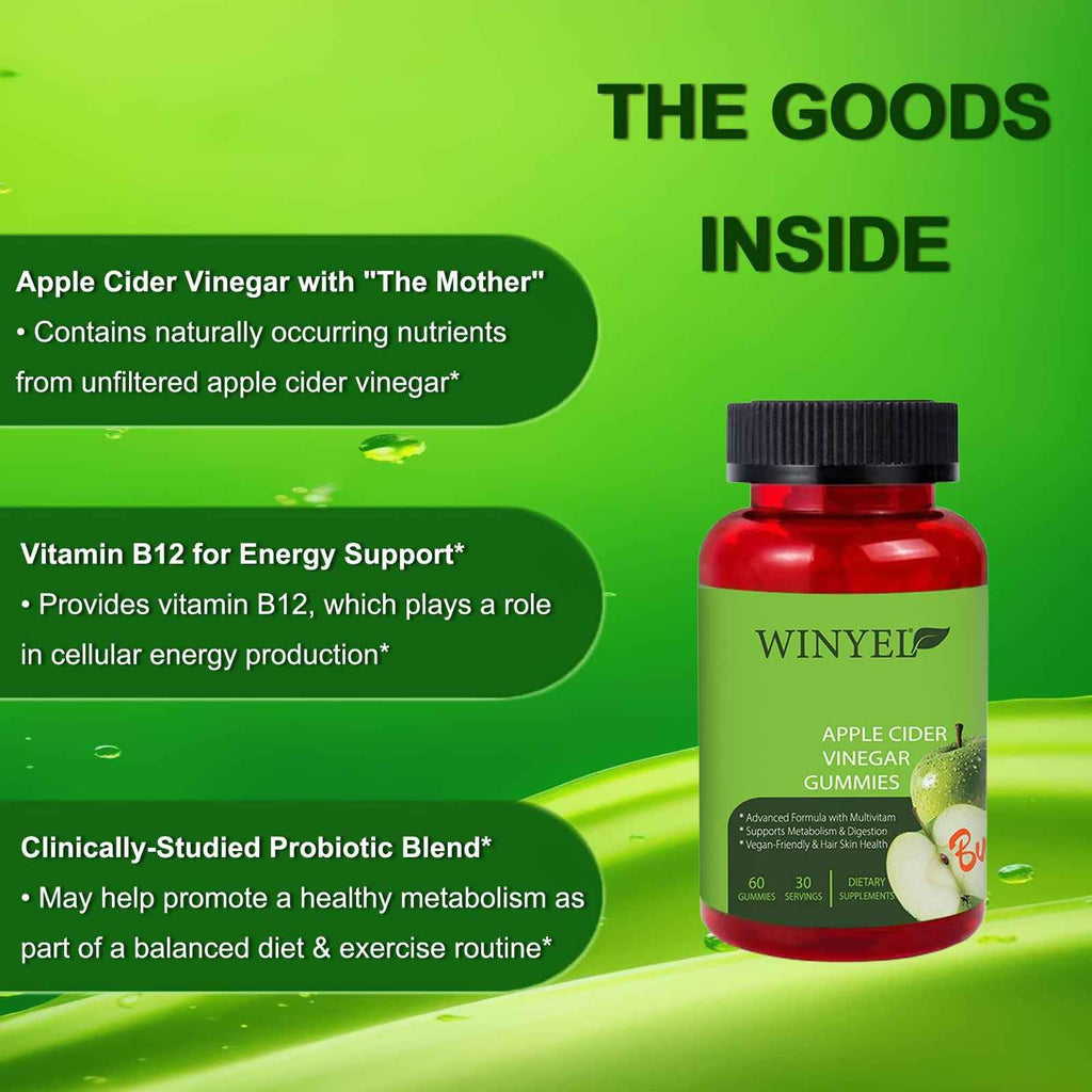 Apple Cider Vinegar Gummies – Gut Health & Energy