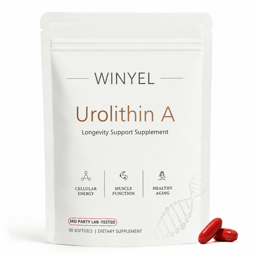 WINYEL Urolithin A Softgel with CoQ10 – Strawberry Flavor, 90 Count