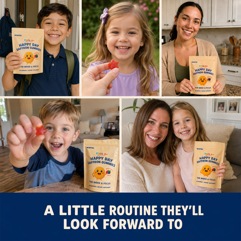 WINYEL Happy Day Saffron Gummies for Kids 4+ — product details image 6